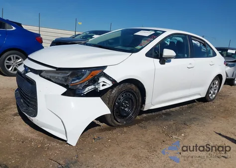 2025 Toyota Corolla Le z USA, uszkodzony, nr VIN 5YFB4MDE9SP291522